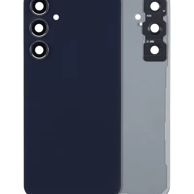 Задня кришка зі склом камери для Samsung Galaxy A55 5G (A556 / 2024) (No Logo) (Aftermarket Plus) (Navy)