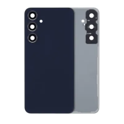 Задня кришка зі склом камери для Samsung Galaxy A55 5G (A556 / 2024) (No Logo) (Aftermarket Plus) (Navy)