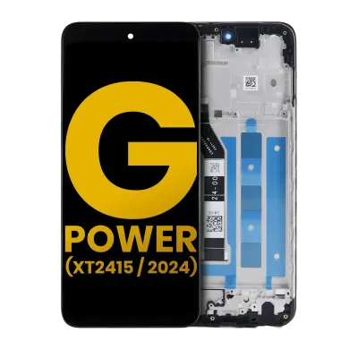 Дисплейний модуль (LCD) з рамкою для Motorola Moto G Power 5G (XT2415 / 2024) (Refurbished) (Всі кольори)