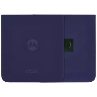 Back Cover Glass For Motorola Razr Plus / Razr 50 Ultra (XT2451 / 2024) / Razr Plus 2025 (XT2557 / 2025) (Genuine OEM) (Midnight Blue)