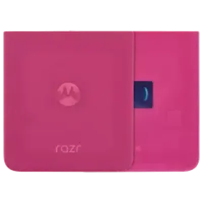 Задня кришка для Motorola Razr Plus / Razr 50 Ultra (XT2451 / 2024) / Razr Plus 2025 (XT2557 / 2025) (Genuine OEM) (Hot Pink)