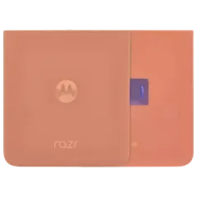 Задня кришка для Motorola Razr Plus / Razr 50 Ultra (XT2451 / 2024) / Razr Plus 2025 (XT2557 / 2025) (Genuine OEM) (Peach Fuzz)