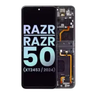 Основний дисплейний модуль (OLED) для Motorola Razr / Razr 50 (XT2453 / 2024) (Genuine OEM) (Koala Grey)