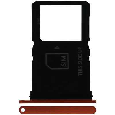 Лоток SIM для Motorola Razr / Razr 50 (XT2453 / 2024) (Genuine OEM) (Spritz Orange)