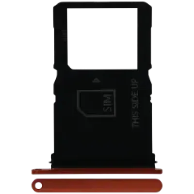 Лоток SIM для Motorola Razr / Razr 50 (XT2453 / 2024) (Genuine OEM) (Spritz Orange)