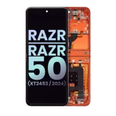 Основний дисплейний модуль (OLED) для Motorola Razr / Razr 50 (XT2453 / 2024) (Genuine OEM) (Spritz Orange)