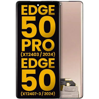 Дисплейний модуль (OLED) без рамки для Motorola Moto Edge 50 Pro (XT2403 / 2024) / Moto Edge 50 (XT2407-3 / 2024) (Refurbished) (All Colors)