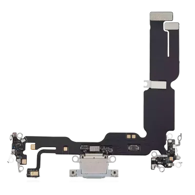 Charging Port Flex Cable For iPhone 15 Plus (Aftermarket Plus) (Blue)