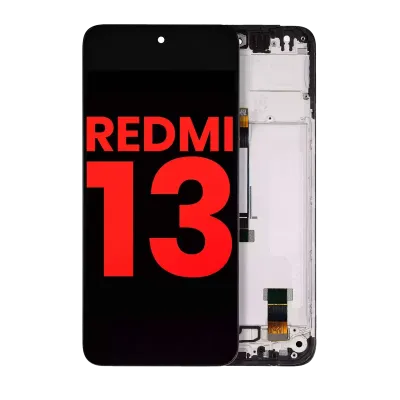 Дисплейний модуль (LCD) з рамкою для Xiaomi Redmi 13 4G / Redmi 13 5G / Note 13R (Aftermarket Plus) (усі кольори)