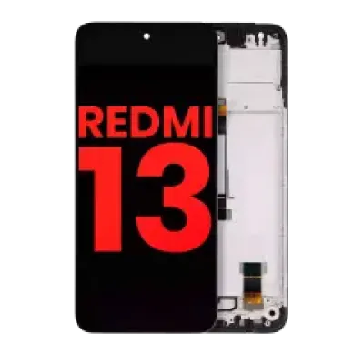 Дисплейний модуль (LCD) з рамкою для Xiaomi Redmi 13 4G / Redmi 13 5G / Note 13R (Aftermarket Plus) (усі кольори)