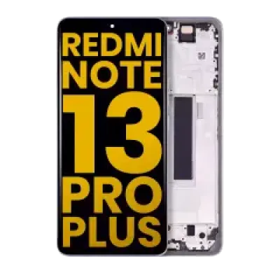 Дисплейний модуль (OLED) з рамкою для Xiaomi Redmi Note 13 Pro Plus (Refurbished) (фіолетовий)