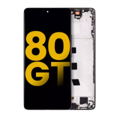 Дисплейний модуль (OLED) з рамкою для Honor 80 GT (Refurbished) (чорний)