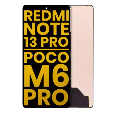 OLED Assembly Without Frame For Xiaomi Redmi Note 13 Pro 4G / Xiaomi Poco M6 Pro 4G / Xiaomi Redmi Note 14S (Refurbished) (All Colors)