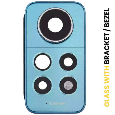 Скло основної камери з рамкою для Xiaomi Redmi Note 12 Pro 4G (Star Blue)