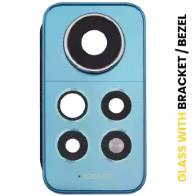 Скло основної камери з рамкою для Xiaomi Redmi Note 12 Pro 4G (Star Blue)