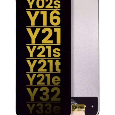 Дисплейний модуль (LCD) без рамки для Vivo Y02s / Y16 / Y21 / Y21s / Y21t / Y21e / Y32 / Y33e (Refurbished) (усі кольори)