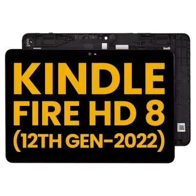Дисплейний модуль (LCD) з рамкою для Amazon Kindle Fire HD 8 (12th Gen, 2022) (Refurbished) (усі кольори)