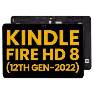 Дисплейний модуль (LCD) з рамкою для Amazon Kindle Fire HD 8 (12th Gen, 2022) (Refurbished) (усі кольори)