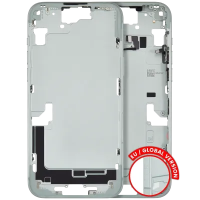 Mid-Frame Housing W/ Small Parts For iPhone 15 Plus (EU / Global Version) (Used OEM Pull: Grade A) (Green)