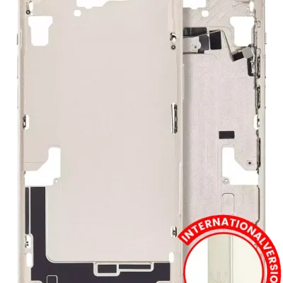 Mid-Frame Housing W/ Small Parts For iPhone 15 Plus (EU / Global Version) (Aftermarket Plus) (Yellow)