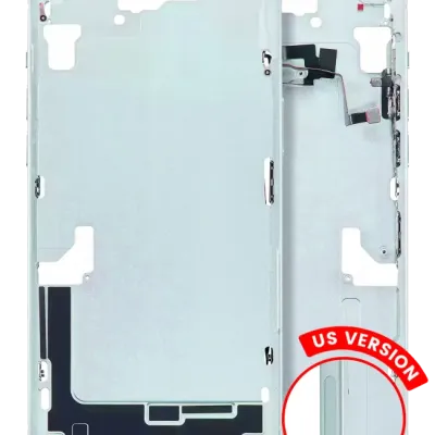 Середня рамка з дрібними деталями для iPhone 15 Plus (US Version) (Aftermarket Plus) (зелений)