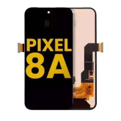Дисплейний модуль (OLED) без рамки (без датчика відбитків) для Google Pixel 8A (Refurbished) (всі кольори)