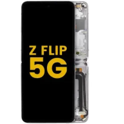 Дисплейний модуль (OLED) для Samsung Galaxy Z Flip 5G (US & International Version) (Refurbished) (Mirror Purple)