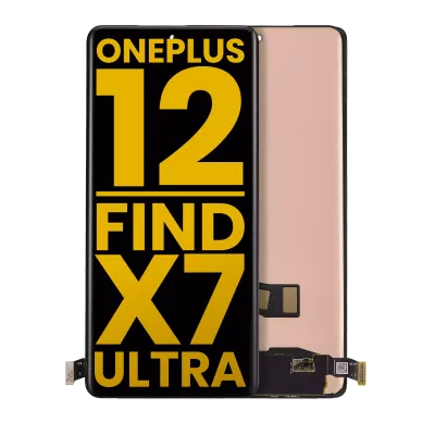 Дисплейний модуль (OLED) для OnePlus 12 5G / Oppo Find X7 Ultra (Refurbished) (всі кольори)