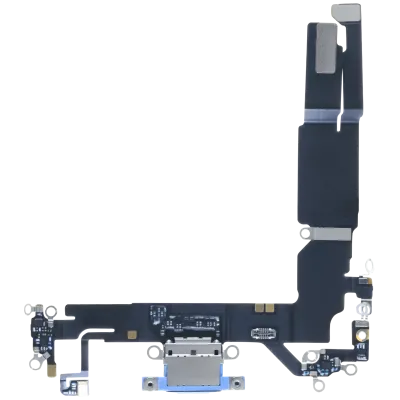 Charging Port Flex Cable For iPhone 16 (US Version) (Genuine OEM) (Ultramarine)