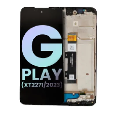 Дисплейний модуль з рамкою для Motorola Moto G Play (XT2271 / 2023) (Genuine OEM) (Deep Indigo)
