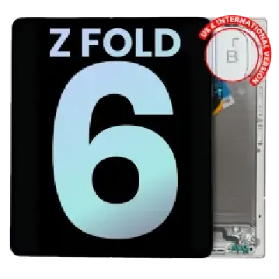Внутрішній дисплейний модуль (OLED) з рамкою для Samsung Galaxy Z Fold 6 5G (US & International) (Service Pack) (Pink)