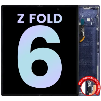 Внутрішній дисплейний модуль (OLED) з рамкою для Samsung Galaxy Z Fold 6 5G (US & International) (Service Pack) (Navy)