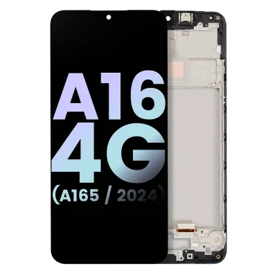 Дисплейний модуль (OLED) з рамкою для Samsung Galaxy A16 4G (A165 / 2024) (Service Pack) (всі кольори)