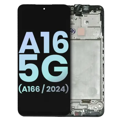 Дисплейний модуль (OLED) з рамкою для Samsung Galaxy A16 5G (A166U / 2024) (US Version) (Service Pack) (всі кольори)