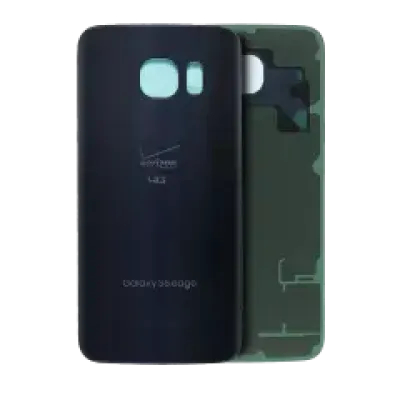 Задня кришка для Samsung Galaxy S6 Edge (Verizon Logo) (Service Pack) (Black Sapphire)