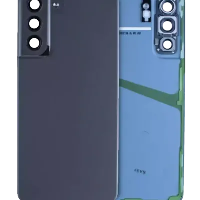 Back Cover Glass With Camera Lens For Samsung Galaxy S21 FE (Service Pack) (Navy)