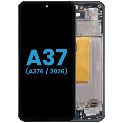 Дисплейний модуль (LCD) з рамкою для Samsung Galaxy A37 5G (A376 / 2026) (6.58") (Aftermarket: incell) (Charkoal)