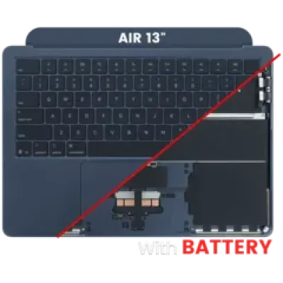 Топкейс з акумулятором і клавіатурою (ANSI US) для MacBook Air 13" A3240 (2025) (Used OEM Pull: Grade A) (Midnight)