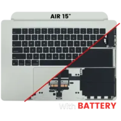 Топкейс з акумулятором і клавіатурою (ANSI US) для MacBook Air 15" A2941 (2023) (Used OEM Pull: Grade A) (Starlight)