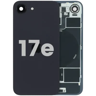 Back Glass W/ MagSafe Magnet & NFC For iPhone 17e (Used OEM Pull: Grade A) (Black)