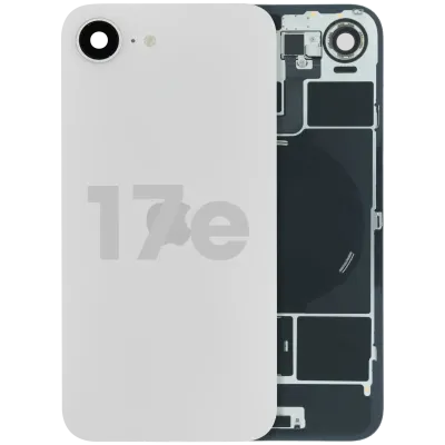 Back Glass W/ MagSafe Magnet & NFC For iPhone 17e (Used OEM Pull: Grade A) (White)
