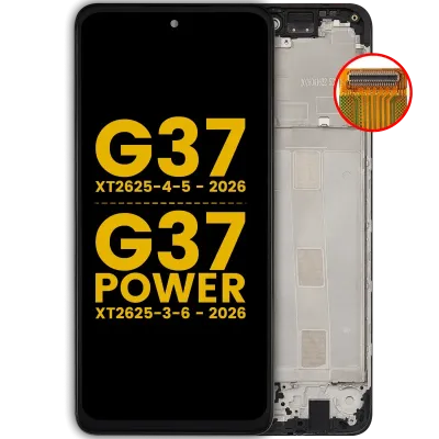 LCD Assembly With Frame For Motorola Moto G37 (XT2625-4-5 / 2026) / G37 Power (XT2625-3-6 / 2026) (Refurbished) (All Colors)