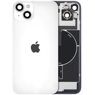 Back Glass with MagSafe Magnet & NFC & Flashlight Flex For iPhone 14 Plus (Genuine OEM) (Starlight)