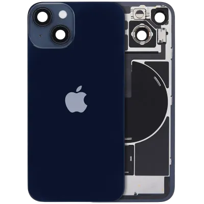 Back Glass with MagSafe Magnet & NFC & Flashlight Flex For iPhone 14 (Genuine OEM) (Midnight)