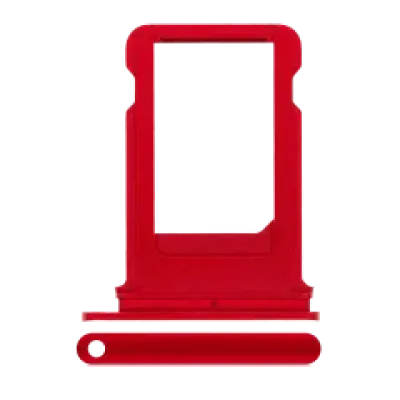 Лоток SIM для iPhone 8 Plus (Service Pack) (червоний)