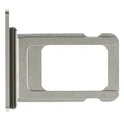 Single SIM Card Tray For iPhone 12 Pro / 12 Pro Max (Genuine OEM) (Silver)