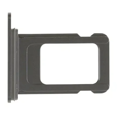 Single SIM Card Tray For iPhone 12 (Genuine OEM) (Black)