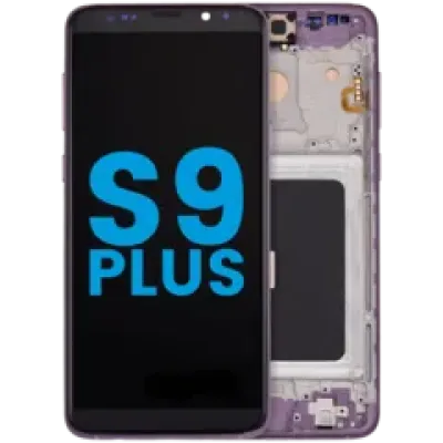 Дисплейний модуль (LCD) з рамкою для Samsung Galaxy S9 Plus (без сенсора відбитків пальців) (Aftermarket: Incell) (Lilac Purple)