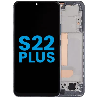 Дисплейний модуль з рамкою (без датчика відбитків) для Samsung Galaxy S22 Plus 5G (Aftermarket: Incell) (зелений)