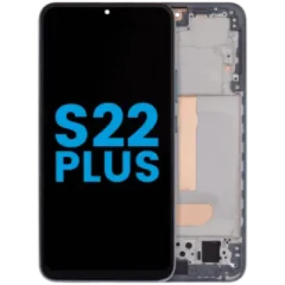 Дисплейний модуль з рамкою (без датчика відбитків) для Samsung Galaxy S22 Plus 5G (Aftermarket: Incell) (зелений)